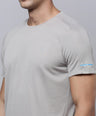 Sporto Men's Insta cool Solid Jersey tee - Grey