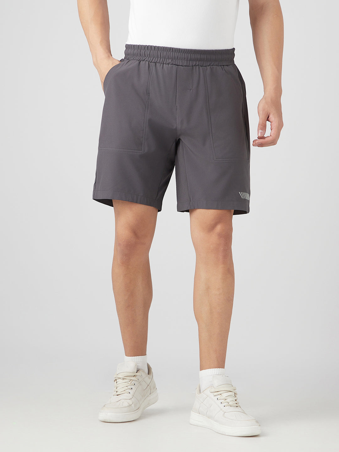 Sporto Men's Ultra Light Shorts Dry fit Bermuda Shorts - Charcoal