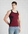Men's Gym Vests with Side Contrast Panel