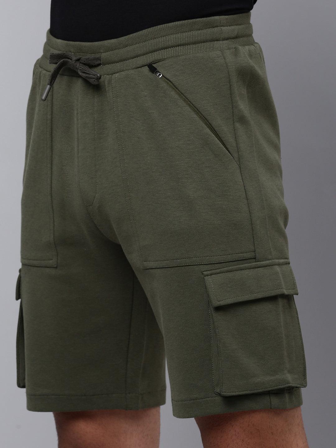 Sporto Men's Wow Bermuda with 5 Pockets - Olive