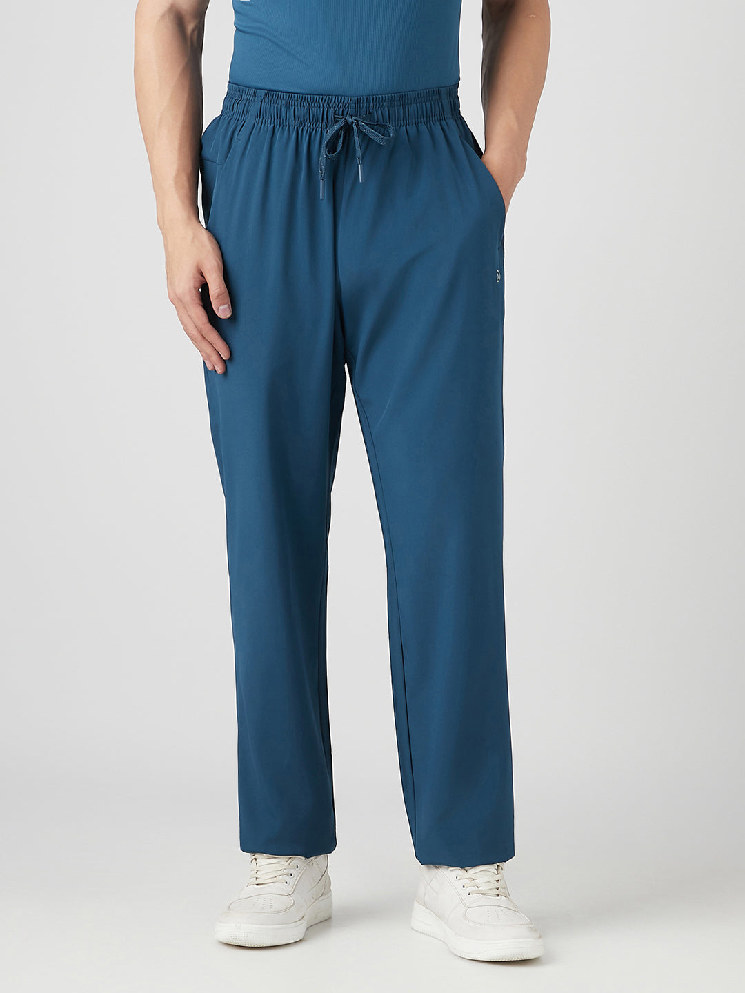 Sporto Men's Instacool Ultra Lite Track Pant - Blue Charcoal