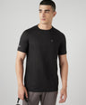Instacool Printed Jersey Tee - Black