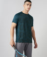 Sporto Men's Instacool Printed Jersey Tee - Air force