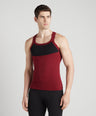 Sporto Men's  Cotton  Gym Vest with  Contrast  Panel Multicolour Pack of 3