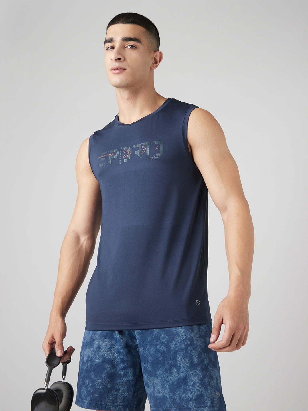 Sporto Men's InstaCool Ny Muscle Vest Anti odour and Moisture Wicking