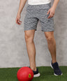 Sporto Men's Techno Printed Dry Fit Bermuda Short - Grey
