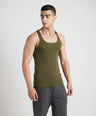 Men's Solid Gym Vests - Pack of 2