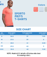 Sporto Men's Cotton Rich Regular T-Shirt - Sky Blue Melange