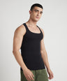 Men's Solid Gym Vests - Pack of 2