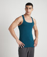 Men's Solid Gym Vests - Pack of 2