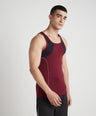 Sporto Men's  Cotton  Gym Vest with  Contrast  Panel Multicolour Pack of 3