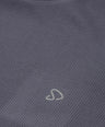 Sporto Men's Insta cool Solid Jersey tee - Charcoal