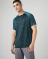 Sporto Men's Instacool Printed Jersey Tee - Air force