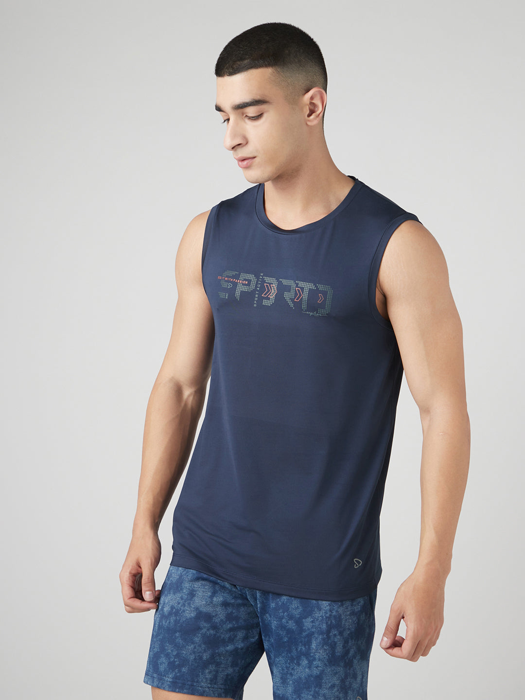 Sporto Men's InstaCool Ny Muscle Vest Anti odour and Moisture Wicking