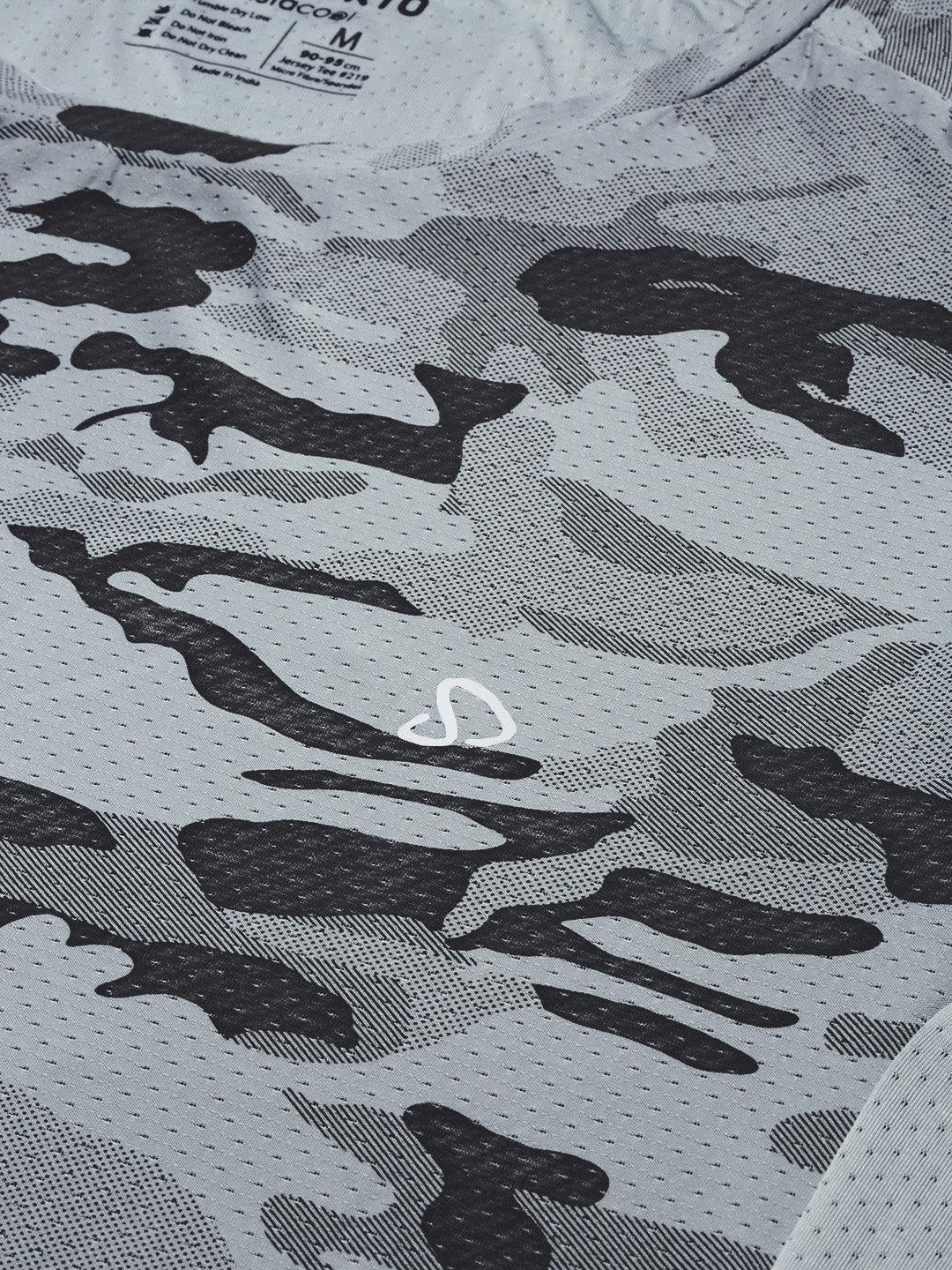 Instacool Printed Jersey Tee with Side Mesh - Combo