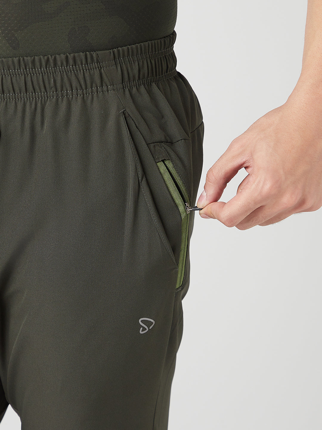 Sporto Men's Instacool Ultra Lite Track Pant - Olive