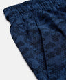 Sporto Men's Techno Printed Dry Fit Bermuda Short - Airforce