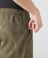 Sporto Men's Techno Printed Dry Fit Bermuda Short - Olive