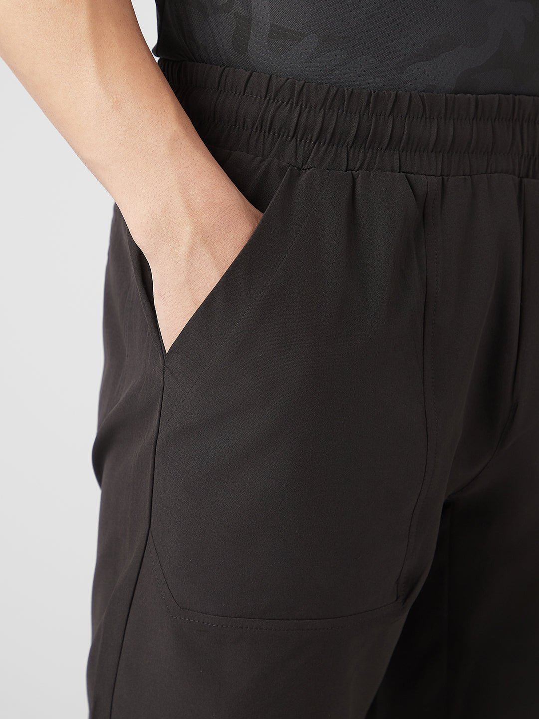Sporto Men's Ultra Light Shorts Dry fit Bermuda Shorts - Black