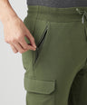 Sporto Men's Cotton Bermuda Shorts with 6 Pocket - Green