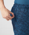Sporto Men's Techno Printed Dry Fit Bermuda Short - Airforce