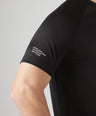Instacool Printed Jersey Tee - Black