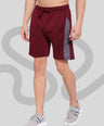 Sporto Men's Solid Casual Lounge Shorts - Burgundy