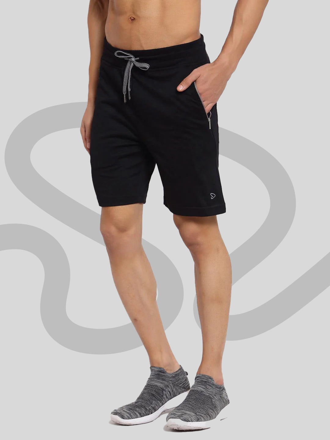 Sporto Men's Lounge Shorts - Black