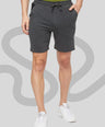 Sporto Men's Solid Lounge Shorts - Anthra Melange