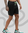 Sporto Men's Gym Athletic Bermuda Shorts - Black