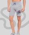 Sporto Men's Spiderman lounge Shorts - Grey Melange