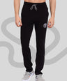 Sporto Black Marvel Superhero Track Pant for Men