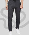 Sporto Men's Double Knit Charcoal Track Pant