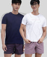 Sporto Men's Checkered Boxer Shorts (Pack Of 2) - Multi Color