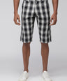 Sporto Men's Checkered Cotton Capri Shorts