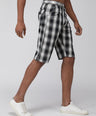 Sporto Men's Checkered Cotton Capri Shorts