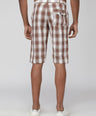 Sporto Men's Checkered Cotton Capri Shorts