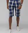 Sporto Men's Checkered Cotton Capri Shorts