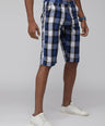 Sporto Men's Checkered Cotton Capri Shorts