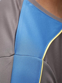 Sporto Men's Athletic Jersey Quick Dry T-Shirt - Charcoal