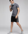 Sporto Men's Cotton Rich Regular T-Shirt - Anthra Melange