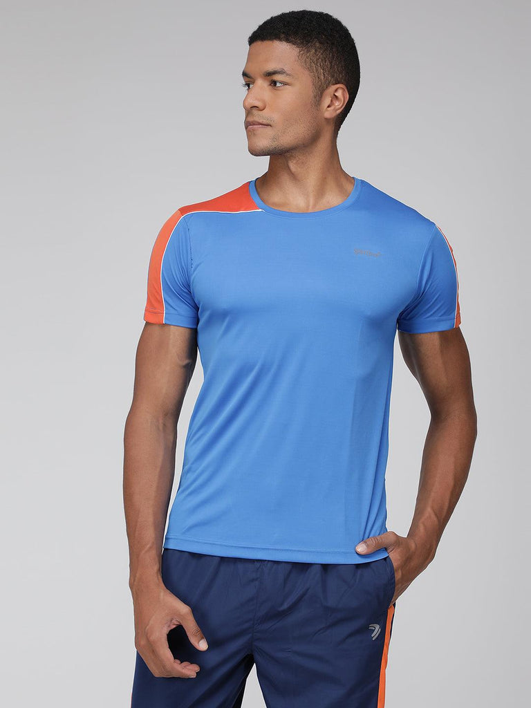 Sporto Men's Athletic Jersey Quick Dry T-Shirt - Royal Blue - Sporto by Macho