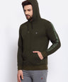 Sporto Men's Hoodie Sweatshirt - Olive Jaspe
