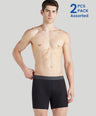 Sporto Shape Lock Ultra Soft Modal Trunks Multicolour (Pack of 2)