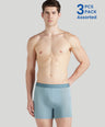 Sporto Shape Lock Ultra Soft Modal Trunks Multicolour (Pack of 3)