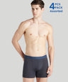 Sporto Shape Lock Ultra Soft Modal Trunks Multicolour (Pack of 4)
