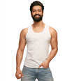 Sporto Men's Cotton White Prime Vest - Single Jersey (Pack Of 3)
