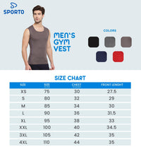 Men's Sleeveless Gym Vest Set of 2 (Red & Navy)