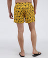 Sporto Men's Checkered Printed Boxer Shorts (Pack Of 2) - Yellow & Green