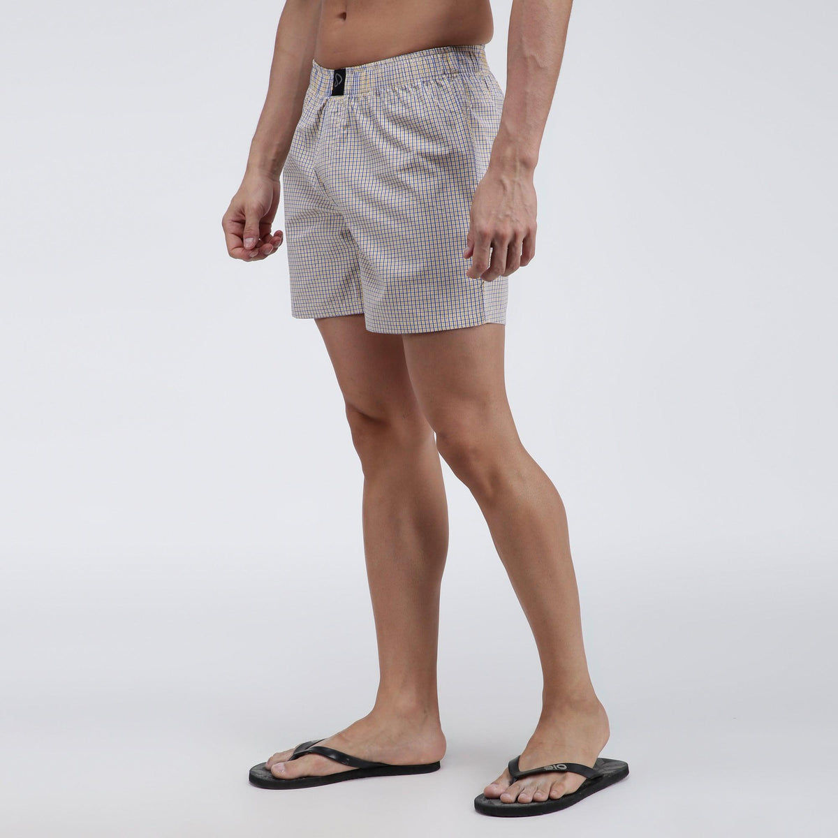 Sporto Men's Checkered Boxer Shorts (Pack Of 2) - Green & Multi